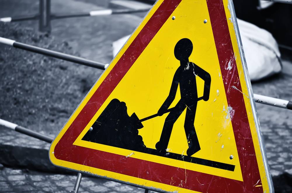 Travaux de voirie à Sabres